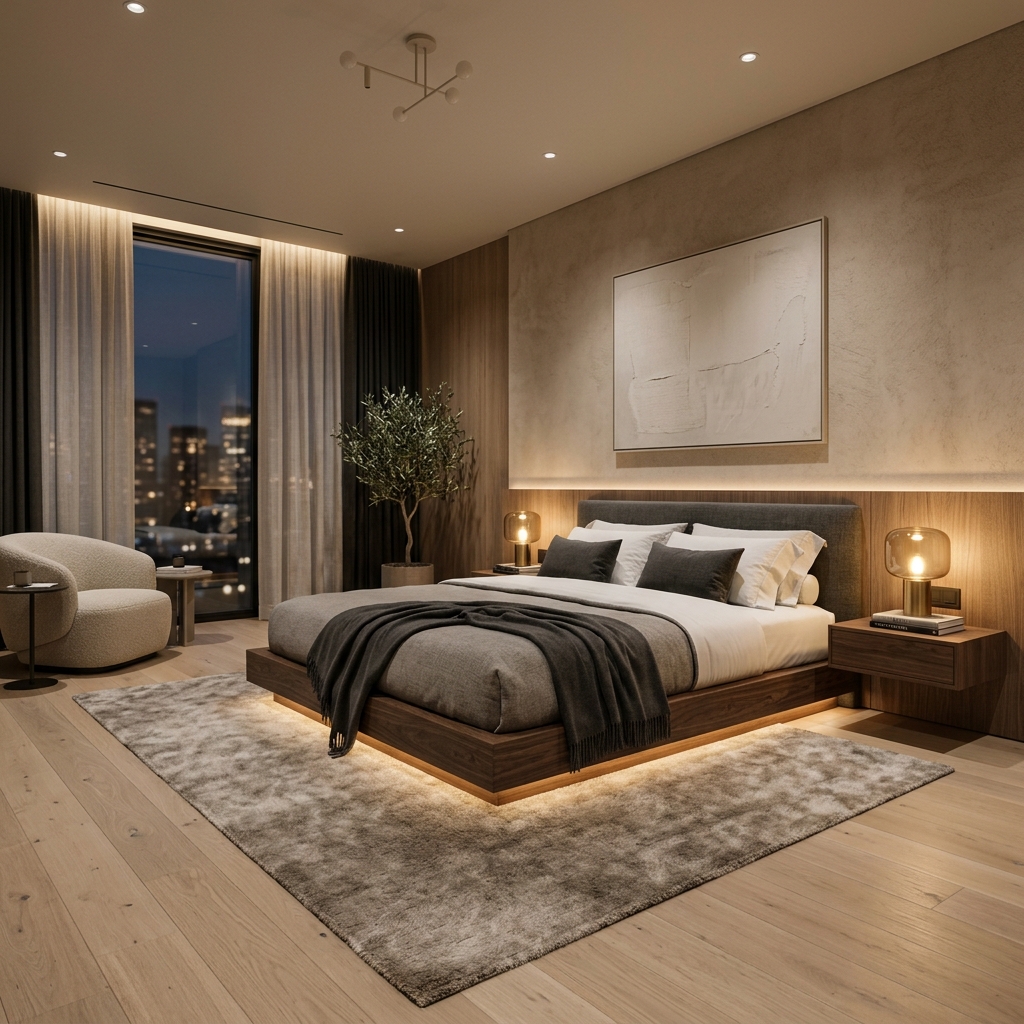 Minimalist Custom Bed