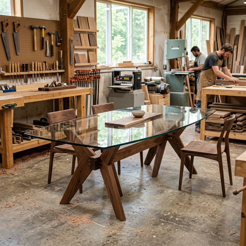 Solid Wood Dining Table